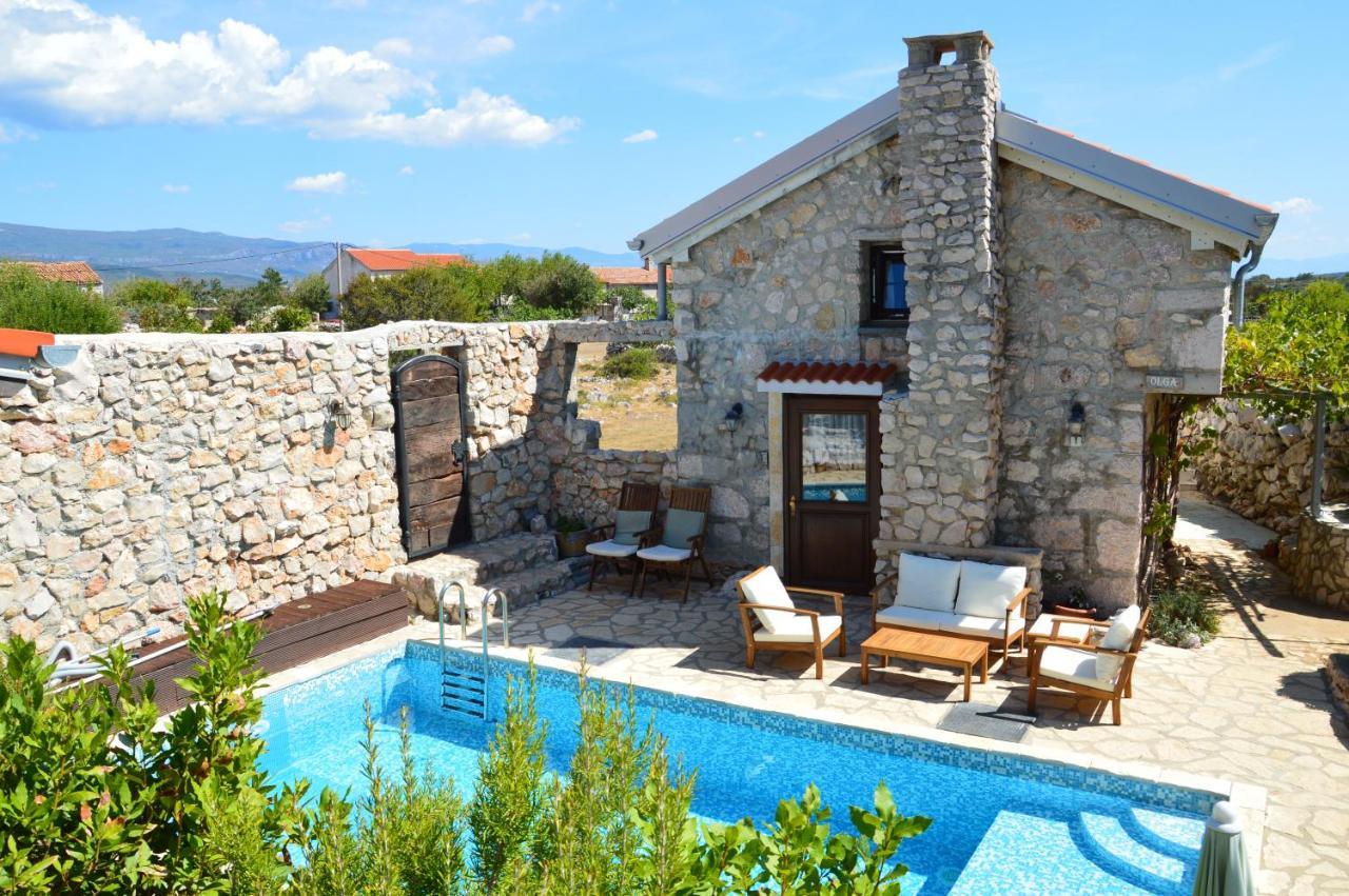 Three Sisters, Absolutely Unique Stone Houses, 200 M From The Beach Rudine  Εξωτερικό φωτογραφία